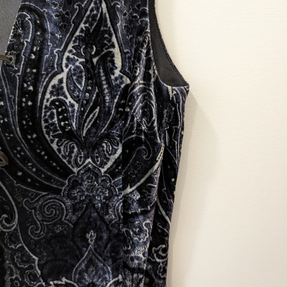 Sportmax Vintage Velvet Paisley Dress - Picture 4 of 7